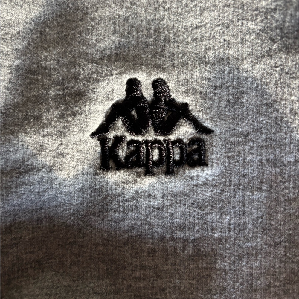Kappa Pullover Cropped Monogram Grey Sweatshirt L… - image 6